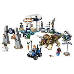 Конструктор Lego®  Jurassic World - Нападение трицератопса (Lego, 75937) - миниатюра