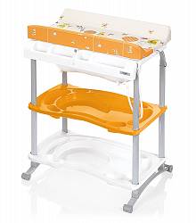 Стол для пеленания Babidoo, оранжевый (Brevi, 00-0013304_595/011) - миниатюра