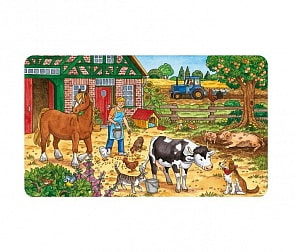 Пазл - Жизнь на ферме, 15 деталей (Ravensburger, 06035)