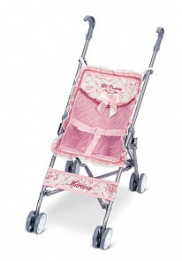 Коляска-трость для кукол – розовая, 56 см (DeCuevas, 90096-4)