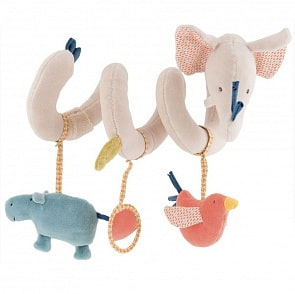 Подвеска-спираль - Слоник, 30 см (Moulin Roty, 658060)