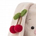 Мягкая игрушка – Зайка Ми в костюмчике и с войлочной вишней, малая, 18 см  - миниатюра №1