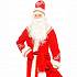 Костюм карнавальный взрослый - Дед Мороз с аппликациями, красный, размер 54-56  - миниатюра №2