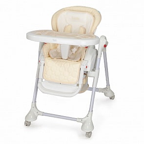 Стул-шезлонг для кормления Nuovita Tutela, Beige goffratura/Бежевый с тиснением (Nuovita, M08_457)