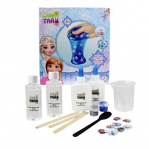 Набор из серии Слайм тайм - Холодное сердце, с пайетками, стразами и жетонами (1toy, Т14289)