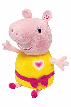 Мягкая игрушка Пеппа, 30 см, Peppa Pig со светом и звуком 