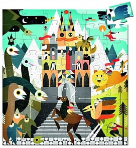 Пазл - Фантастический замок, 54 элемента (Djeco, 07253k)