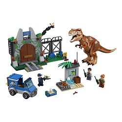 Джуниорс Jurassic World - Побег Ти-Рекса™ (Lego, 10758) - миниатюра