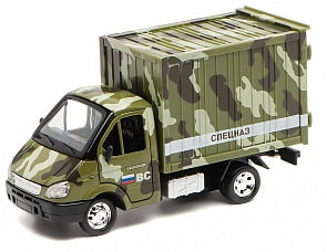 Инерционная машинка - "Газель" Спецназ (Технопарк, GAZKUNG26-Rsim)