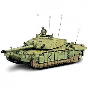 Коллекционная модель - танк Challenger II, Басра 2003 год, 1:72 (Unimax, 85120_md)