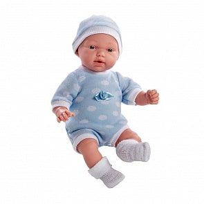Кукла Elegance с соской в голубом боди и шапочке, 28 см, звук (Arias, Т59276)