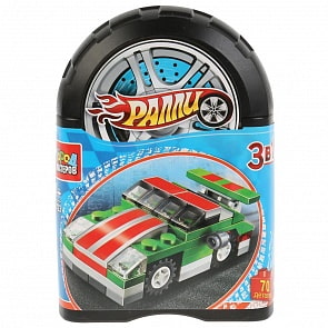 Конструктор из серии Ралли: Спорткар 3в1, 70 деталей (Город мастеров, 5723-ZH)