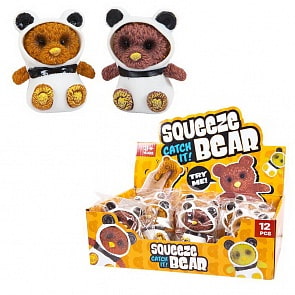 Игрушка-антистресс. Тянучка - Squeeze Bear - Мишки в костюмах (Junfa Toys,  1809-SQ076B/1) (ассортимент)