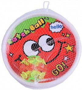 Игра с липучкой, тарелка + шарик на липучке (Shantou, 427A-6) (ассортимент)