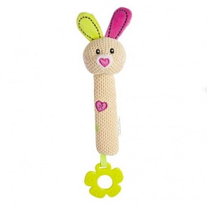 Пищалка с прорезывателем - Зайка Полли (Жирафики, 939318)