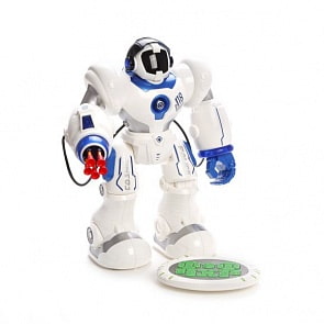 Робот на р/у, стрелы с присосками 5 штук, ИК-порт, свет и звук (Наша игрушка, A1002296TE-W)
