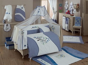 Балдахин серии Sweet Home, 150 х 450 см, синий (Kidboo, 00-0010543 _Blue)