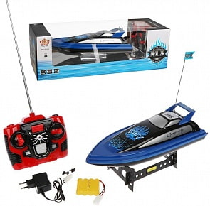 Катер радиоуправляемый 4 канала, аккумулятор (Наша Игрушка, MX-0010-8)