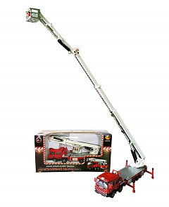 Металлическая машина – Спецтехника - Пожарная машина, 1:50 (Abtoys, C-00150)