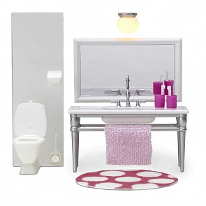 Кукольная мебель Смоланд - Ванная с 1 раковиной (Lundby, LB_60208700)