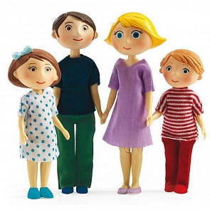 Куколки - Семья Гаспара и Роми (Djeco, 07811k)