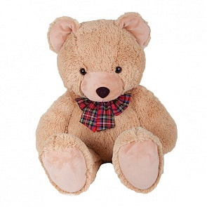 Мишка с бантом, 90 см (Gulliver, 18-5677-1)