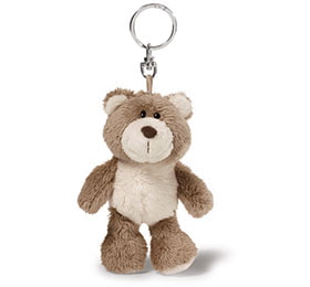 Брелок "Медведь, светло-коричневый" 10см (Nici, 34261st)