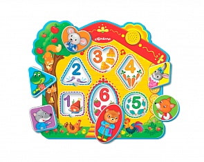 Пазлы музыкальные - Сказочный домик (Азбукварик, 29105-9)