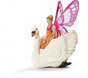 Игровая фигурка Bayala – Эльф Заринья на лебеде (Schleich, 70468)