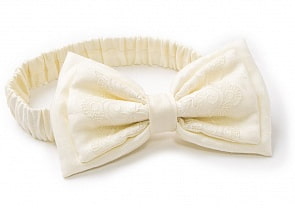 Бант на выписку. Молочный (Золотой гусь, 20043-z)