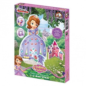 Набор для творчества из страз 3D - София прекрасная Дисней (Десятое королевство, 01864ДК)