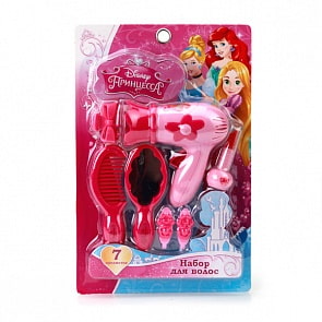 Набор аксессуаров «Принцессы Дисней» с феном (Играем Вместе, BE013-R2sim)