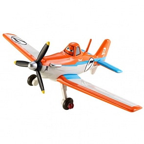 Planes Disney. Коллекционная модель самолета Дасти, металл (Mattel, x9460-x9459)