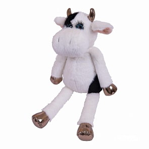 Мягкая игрушка - Реснички. Коровка, 17 см (ABtoys, M5118)