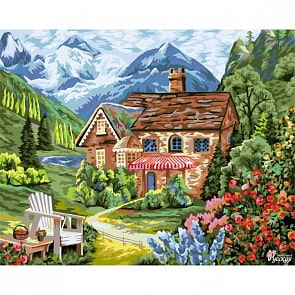 Рисование по номерам на холсте - Лето в Баварии, 40 х 50 (Фабрика Творчества, A125)