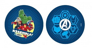 Мяч Marvel Мстители, ПВХ, 23 см, 90 г (1Тoy, Т17396)