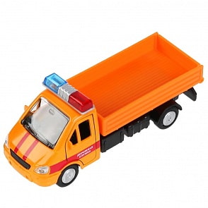 Машина Самосвал ГАЗель 3302 12 см двери и багажник открываются металлическая инерционная (Технопарк, SB-19-22-C-WB)