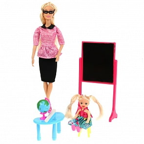 Кукла София учительница 29 см с ученицей, аксессуары (София и Алекс, BLD130-S-KB)