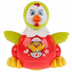 Музыкальная курочка 40 потешек и звуков, музыкальная сказка, моторчик (Умка, 1802B036-R)