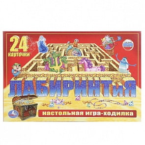 Настольная игра-ходилка - Лабиринтия (Умка, 4690590121283sim)