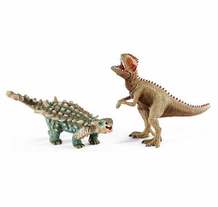 Фигурки динозавров - Зайхания и Гиганотозавр, малые 