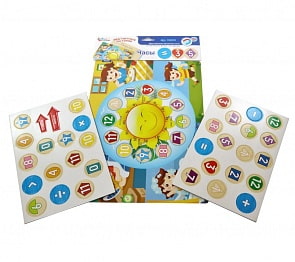 Развивающая магнитная игра - Магнитные истории. Часы (Десятое королевство, 03502ДК)