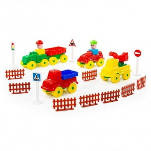 Конструктор Юный путешественник, 51 элемент, в пакете (Полесье, 52445) (ассортимент)