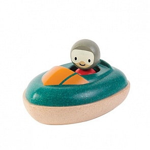 Скоростная лодка, деревянная (Plan Toys, 5667k)