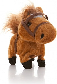 Пони - музыкальная интерактивная игрушка на батарейках, умеет ходить (Играем вместе, HTH412B-Rsim)