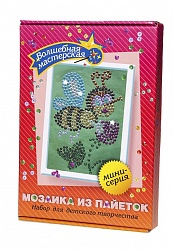 Мозаика из пайеток Пчелка (Волшебная мастерская, М004вм) - миниатюра