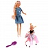 Кукла с дочкой на лошадке, с аксессуарами   - миниатюра №1