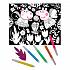 Аппликация и раскраска на бархате Peppa Pig™ - Летний сад Пеппы  - миниатюра №1