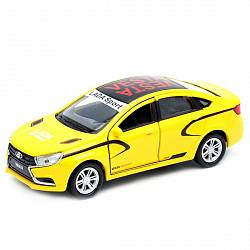 Модель машины Lada Vesta sport, 1:34-39 (Welly, 43727RY) - миниатюра