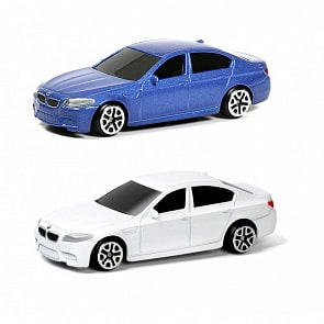 Машина металлическая RMZ City - BMW M5, 1:64, цвет синий / белый (RMZ City, 344003S) Машина металлическая RMZ City - BMW M5, 1:64, цвет синий / белый (RMZ City, 344003S)